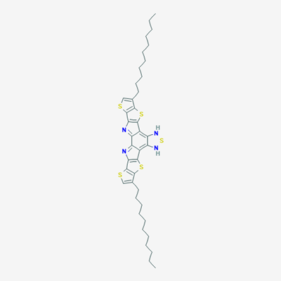 Picture of Dithieno[2'',3'':4',5']thieno[2',3':4,5]pyrrolo[3,2-e:2',3'-g][2,1,3]benzothiadiazole, 12,13-dihydro-3,9-diundecyl-